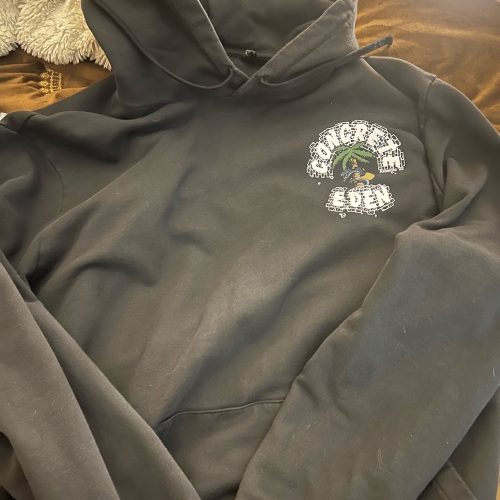 all saints concrete eden hoodie
